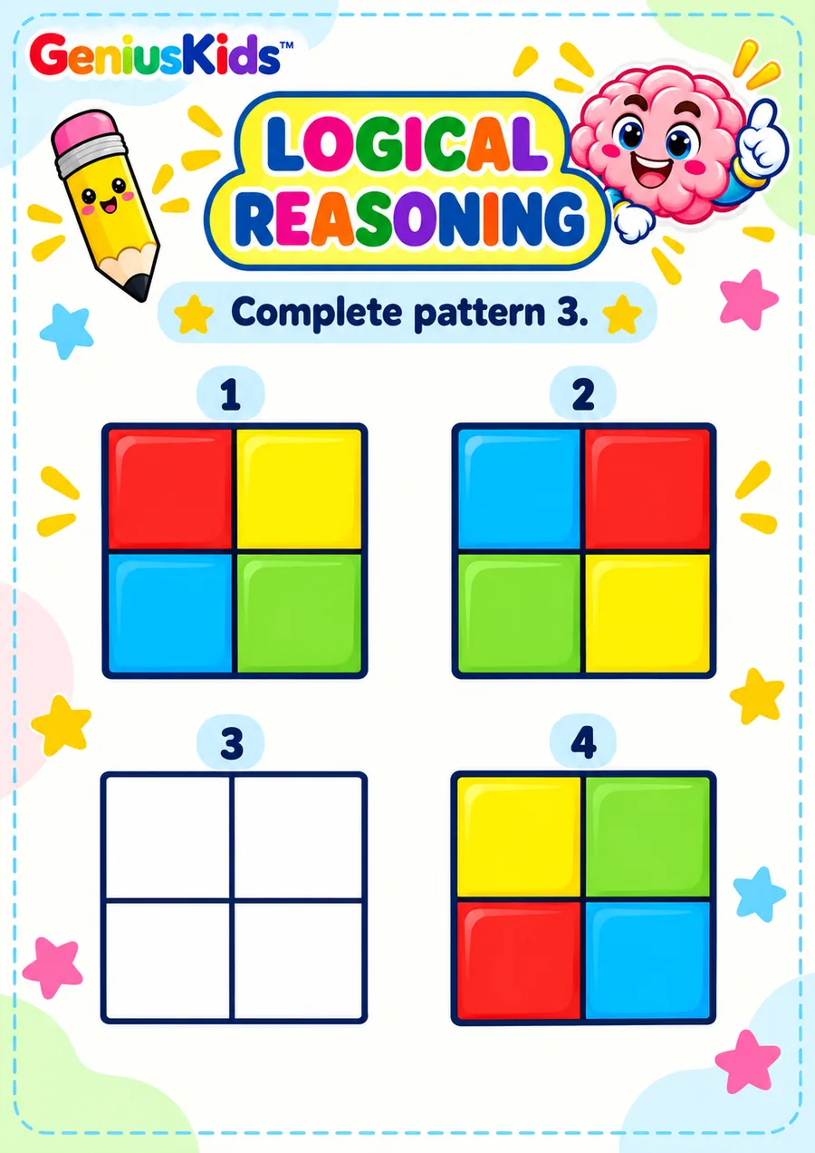 Sample page: "Logical reasoning"